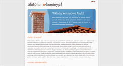 Desktop Screenshot of alufol.pl